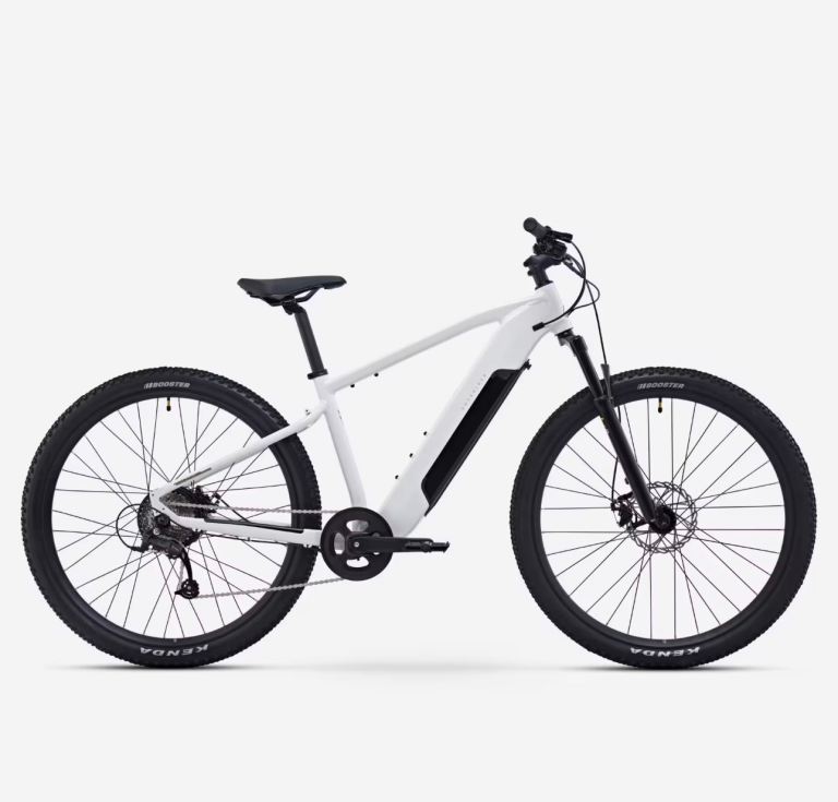 Electric bike. ROCKRIDER 29" hardtail electric mountain bike Aluminium frame, E-EXPL 100 white. New.