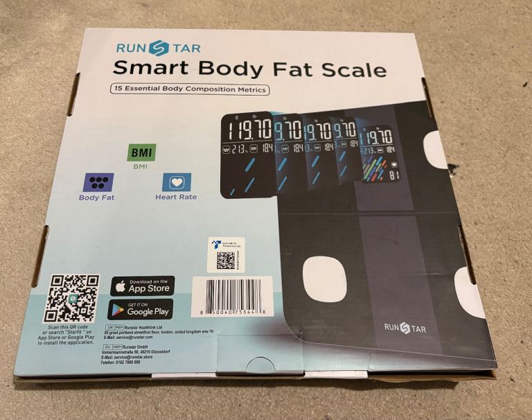 Smart body fat scale brand new