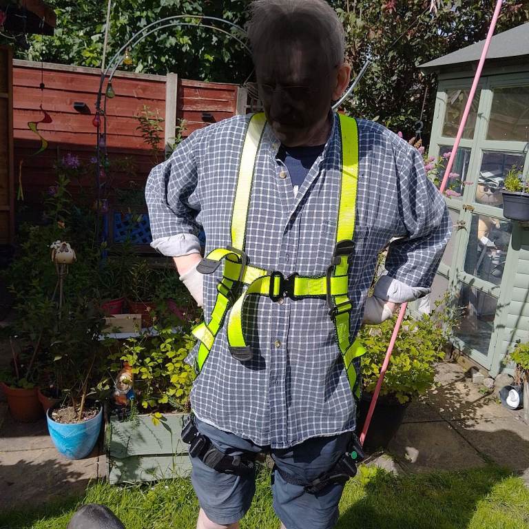 Harness, safety equipment 