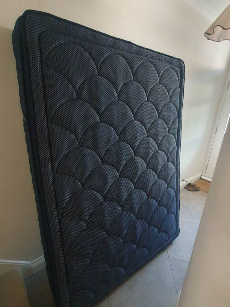 King size Mattress – Blue, Good Condition