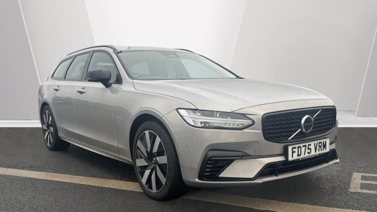 2025 Volvo V90 Plus, T6 AWD Plug-in hybrid, Electric/Petrol, Dark £13,205 SAVING AGAINST N ESTATE...