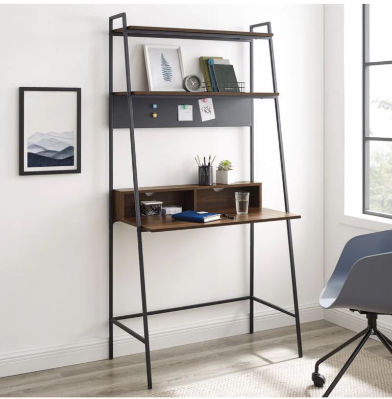 Walker Edison Ladder Computer Desk - Reclaimed Barnwood - open to offers!