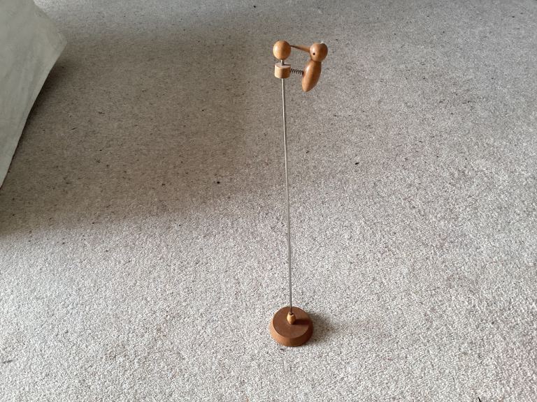 Vintage wooden woodpecker ‘pecking bird’ toy.
