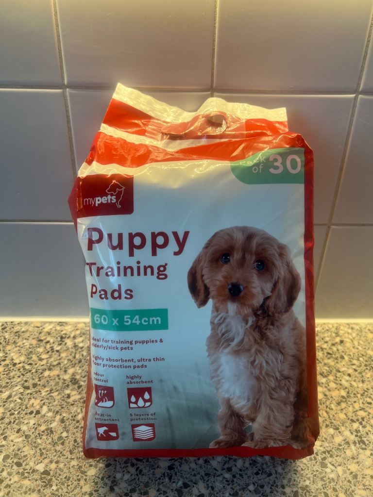 Puppy Training Pads 60 x 54 cm (30 pack)