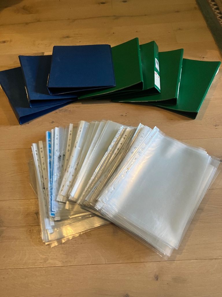 Page Inserts and Ring Binders