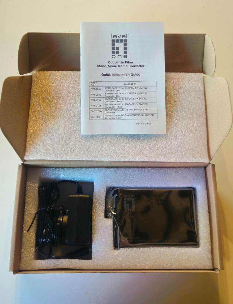 Level One Media Converter