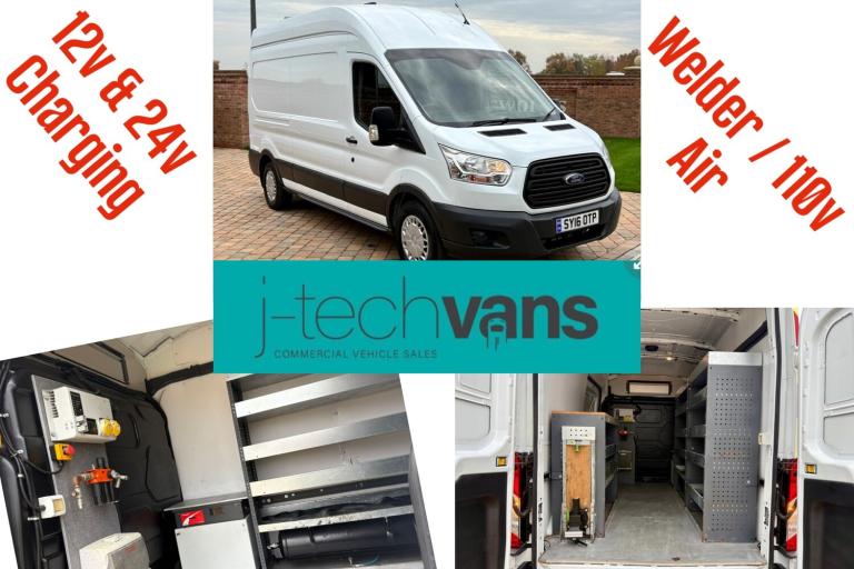 2016 Ford Transit 2.2 TDCi 125ps L3 H3 Lwb Van ***Workshop / Fitters Van*** PANEL VAN Diesel Manual