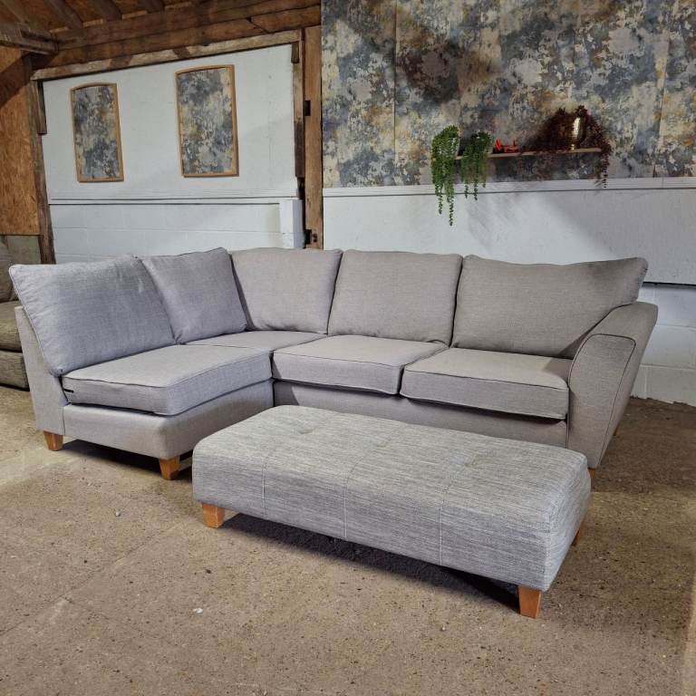 DFS CORNER SOFA WITH A FOOTSTOOL 