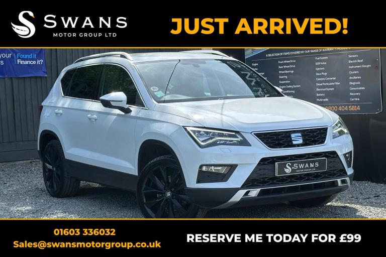 SEAT ATECA 1.4 EcoTSI XCELLENCE White Manual Petrol 2017