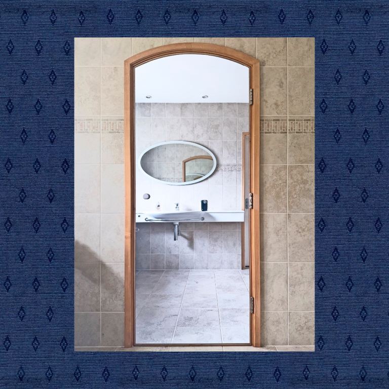 Mirrored Internal Door with Arch Top 