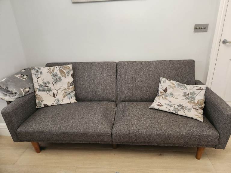Grey 3 seater sofa