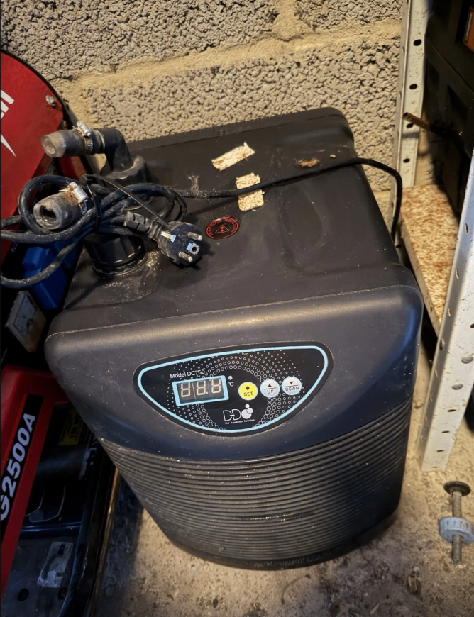 D-D DC750 Refrigerated Cooler Chiller for Fish Tank Water