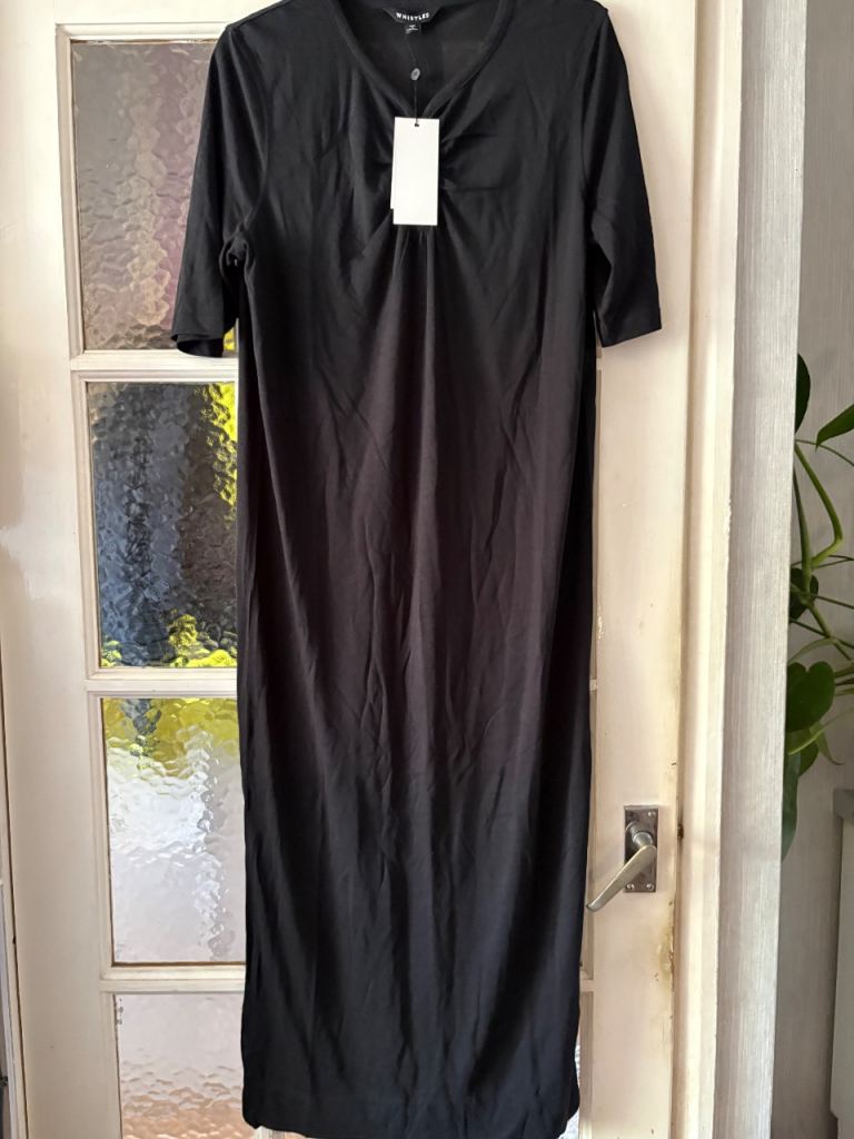 Whistles Keyhole Jersey Midi Dress UK 10 – Brand New with Tags