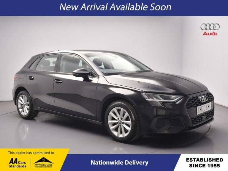 2020 Audi A3 1.0 TFSI 30 Technik Sportback 5dr Petrol Manual Euro 6 (s/s) (110 ps) Hatchback Petr...
