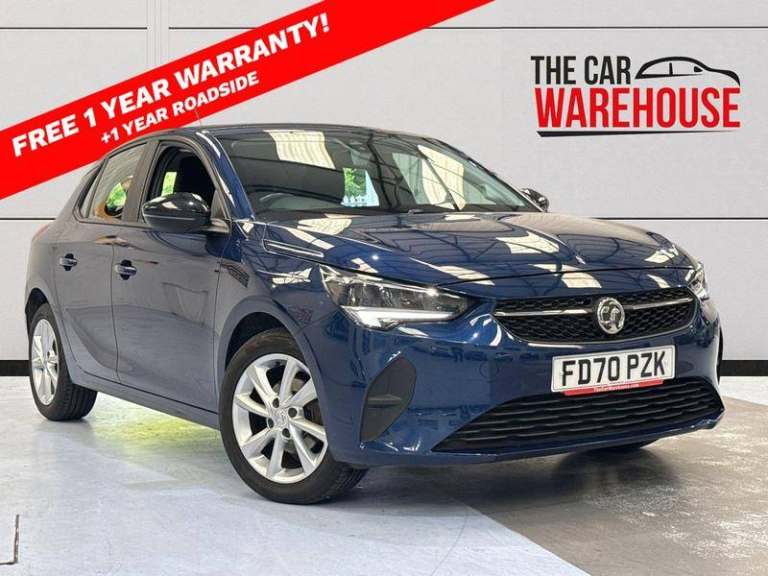 2020 Vauxhall Corsa 1.2 SE Nav 5dr Manual Hatchback Petrol Manual
