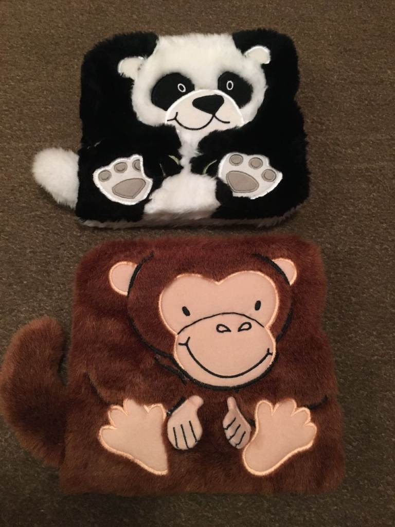 2 Fuzzy friends Board books