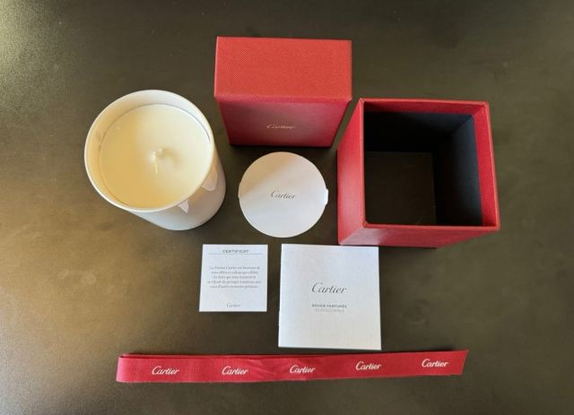 Cartier Panthere Bougie Parfumée NEW Scented Candle with Iconic