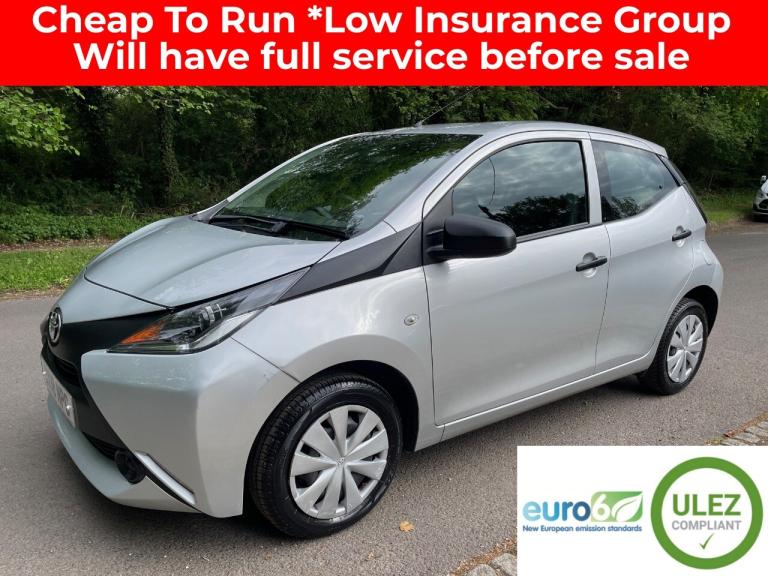 2018 Toyota AYGO 1.0VVT-i X 5 Door Hatchback In Silver - Euro 6 Compliant HATCHBACK Petrol Manual