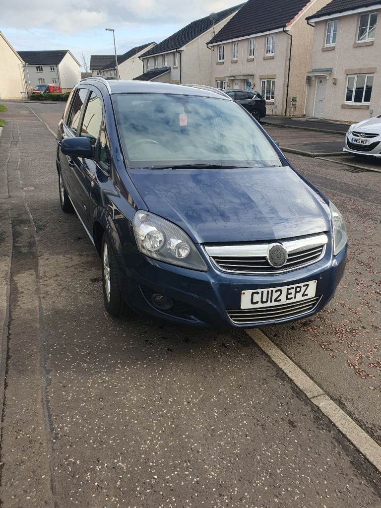 Vauxhall, ZAFIRA, MPV, 2012, Manual, 1686 (cc), 5 doors