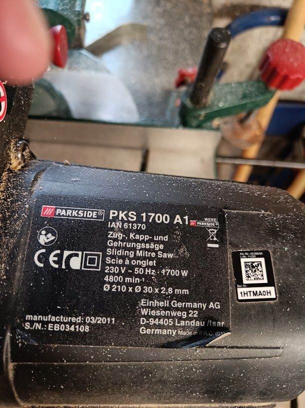 Parkside PKS 1700A1 Mitre Saw