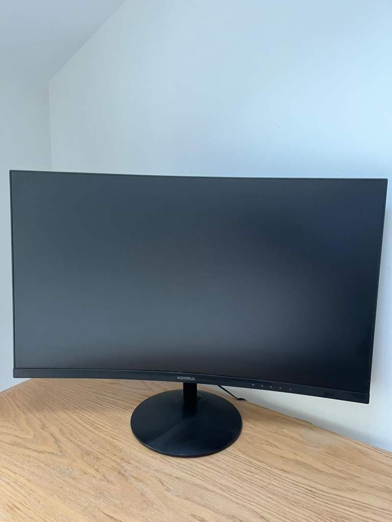 KOORUI 27 Inch Curved Computer Monitor- Full HD 1080P 
