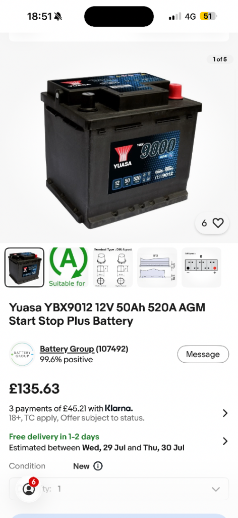 Car battery