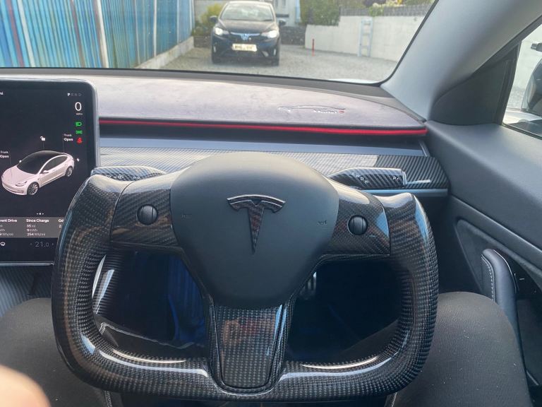 Carbon Fibre Yoke Steering Wheel