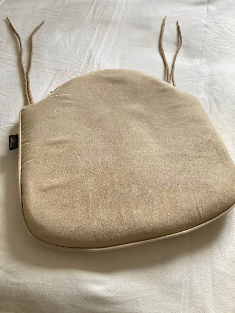 Set Of Four Tie-On Seat Pads From Fleur de Lis Furnishings Ltd