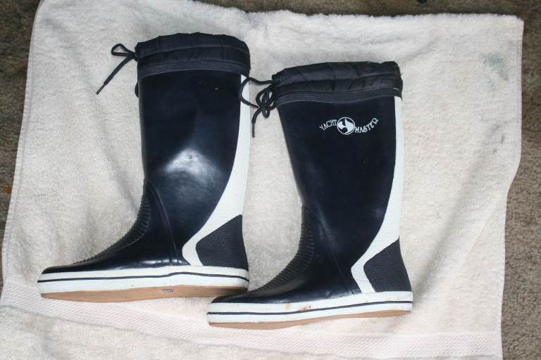 Compass yacht master long sailing boots size 7.5 uk 41 eu