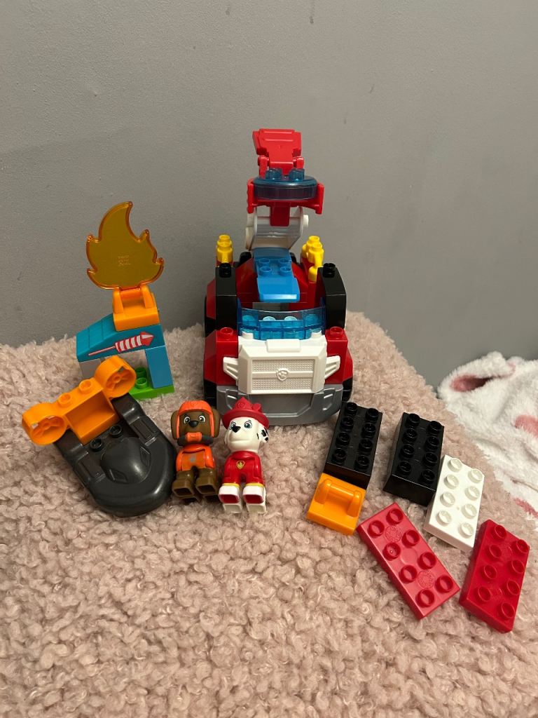 Paw patrol mega blocks set