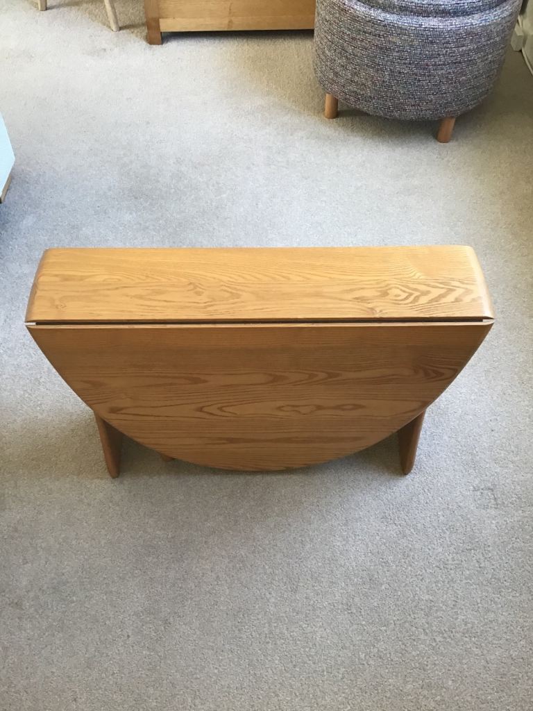 Ercol solid wood folding coffee table