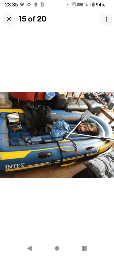 Dinghy with trolling motor 