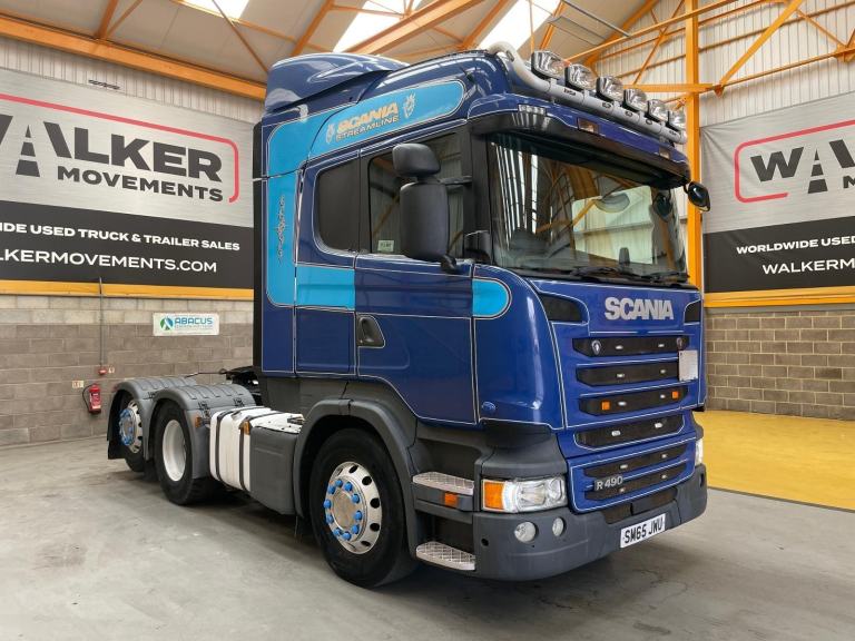 SCANIA R490 *EURO 6* HIGHLINE 6X2 TAG AXLE TRACTOR UNIT - 2016 - SM65 JWU