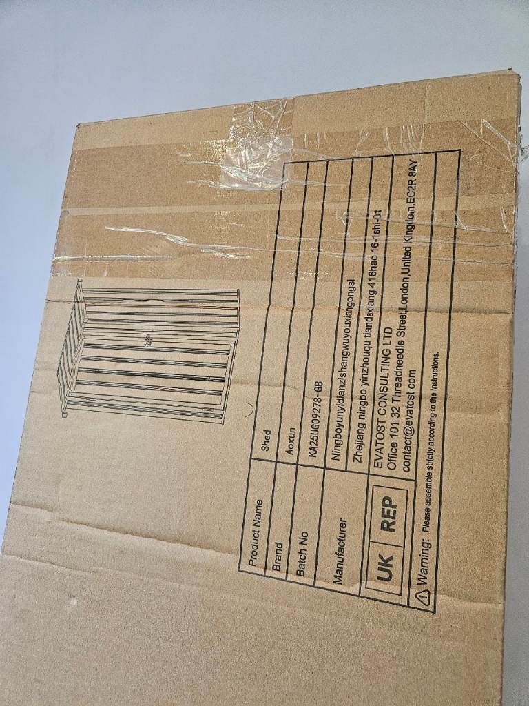 3 small Aoxun Sheds, Brand New