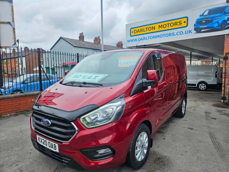 2020 Ford Transit Custom 280 LIMITED P/V ECOBLUE* NO VAT* RECENT WETBELT * 94000 Panel Van Diesel...