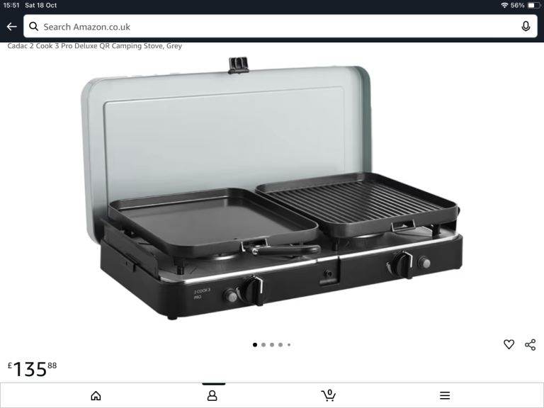 Cadac Grill for outdoor use deluxe pro camping caravaning stove