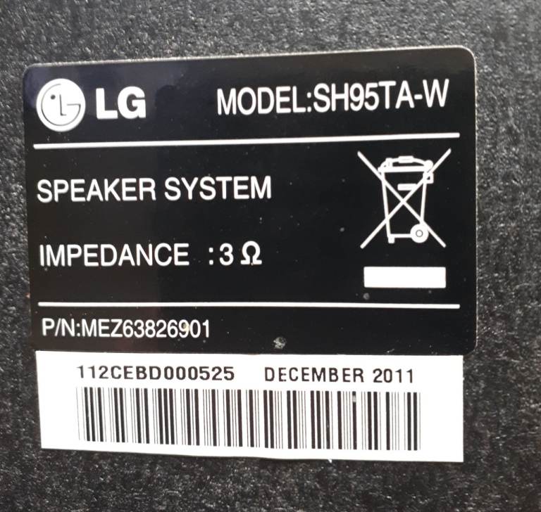 LG Subwoofer