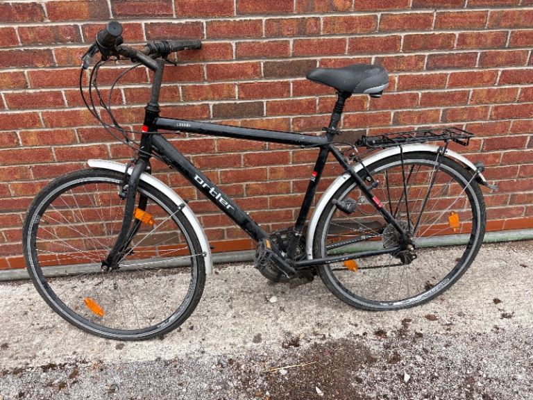 Ortler Hybrid Commuter Bike - Black, Fair Condition