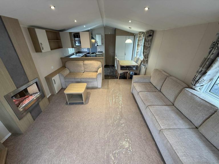 2 Bed Willerby Static Caravan - DG, CH, Patio Doors - Offsite, Own Land, Farms
