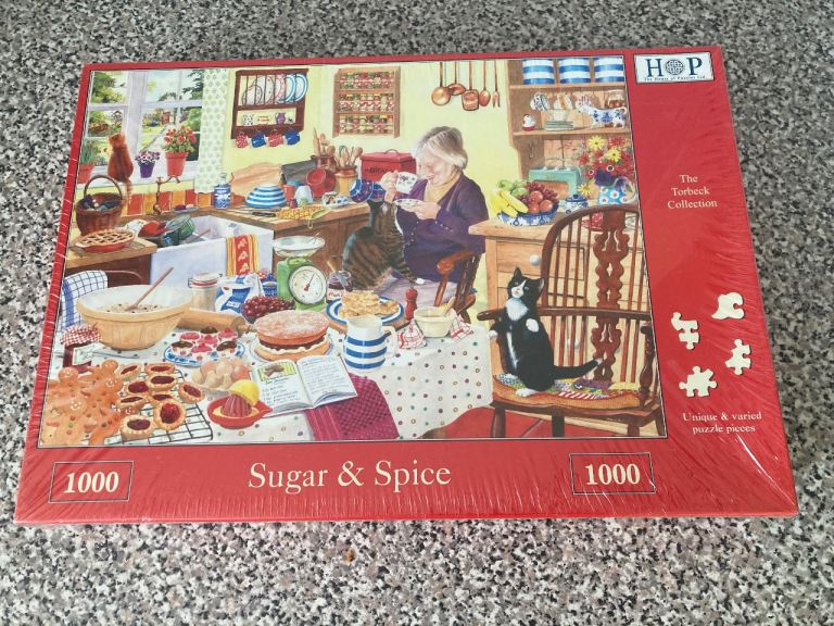 House Of Puzzles 1000 Piece Jigsaw Puzzle Sugar And Spice ( Brand New And Sealed )
