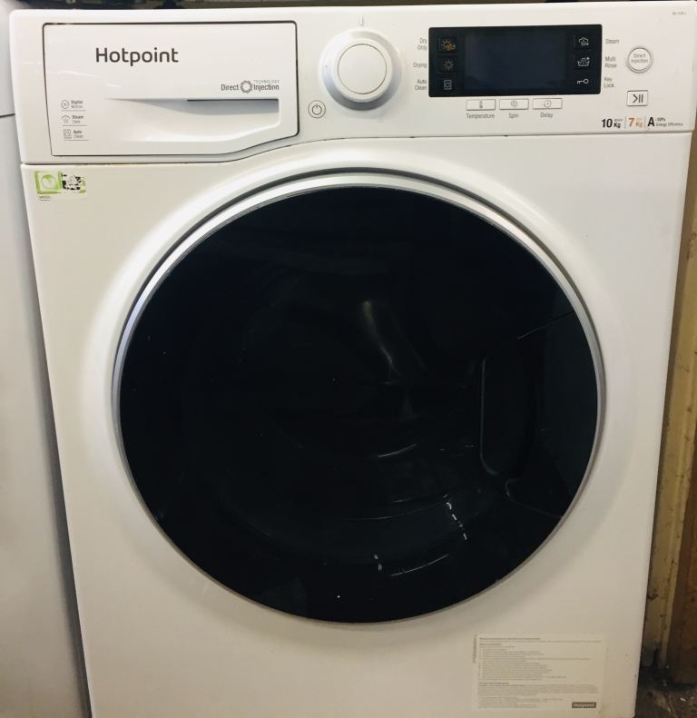 🚚 hotpoint 10KG  wash &7kg dry washer dryer can deliver £150