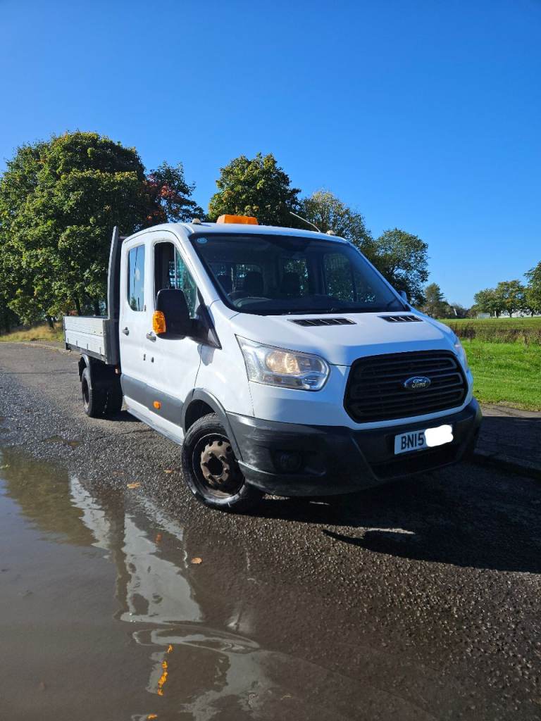 15/ reg Ford transit t350 rwd tipper  crew  van 2.2 sim  crafter master sprinter iveco