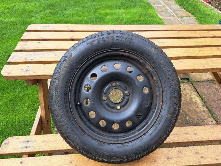 Ford Fiesta spare wheel and tyre 