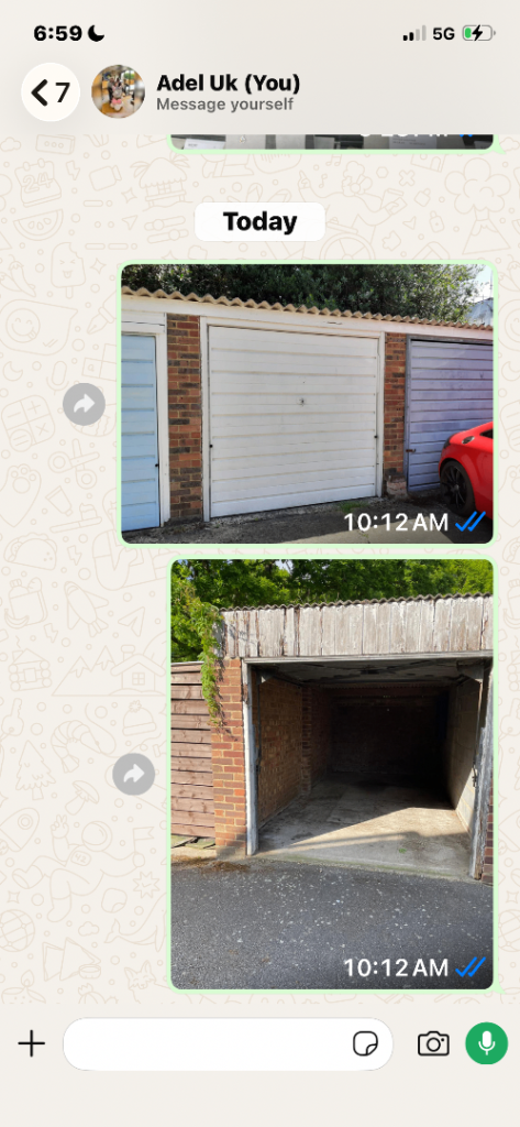 Garage for rent