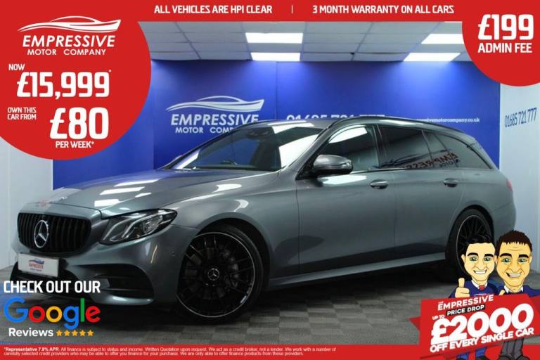 2018 18 MERCEDES-BENZ E-CLASS 2.0 E220D AMG LINE ESTATE 5DR DIESEL G-TRONIC+ EUR