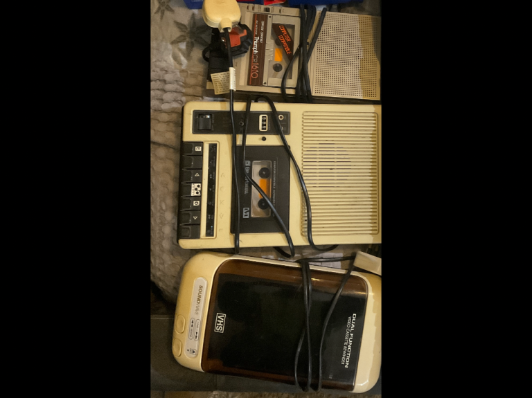 Vintage VHS Player and Cassette Recorder – Good Condition