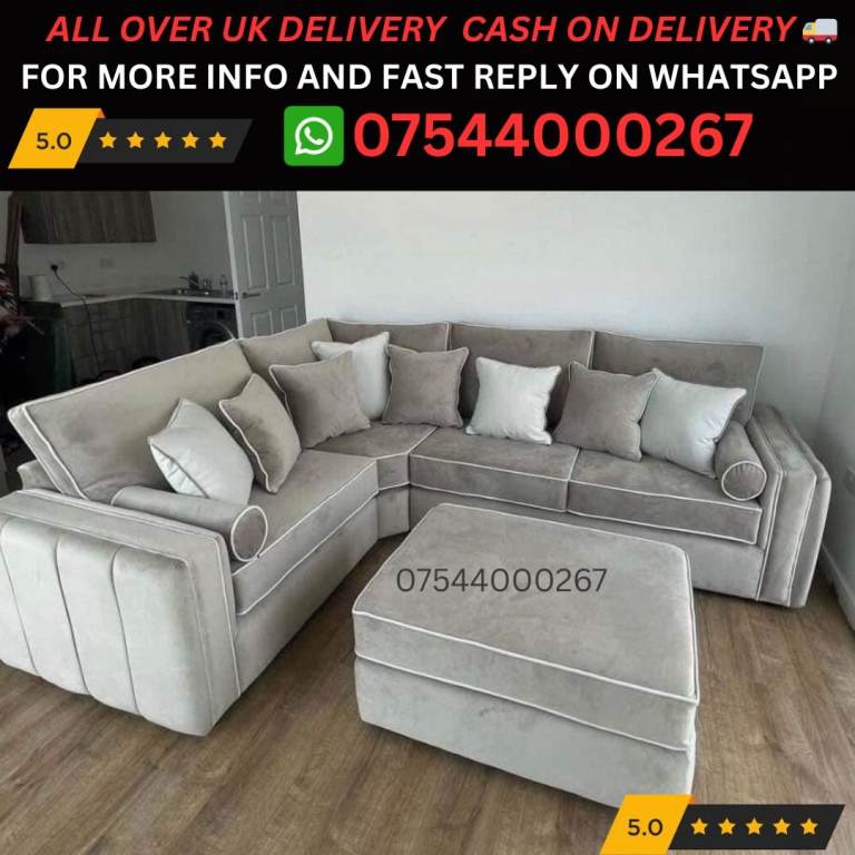 Comfortable Sofa – Clean, Affordable, Ready for Collection Today”