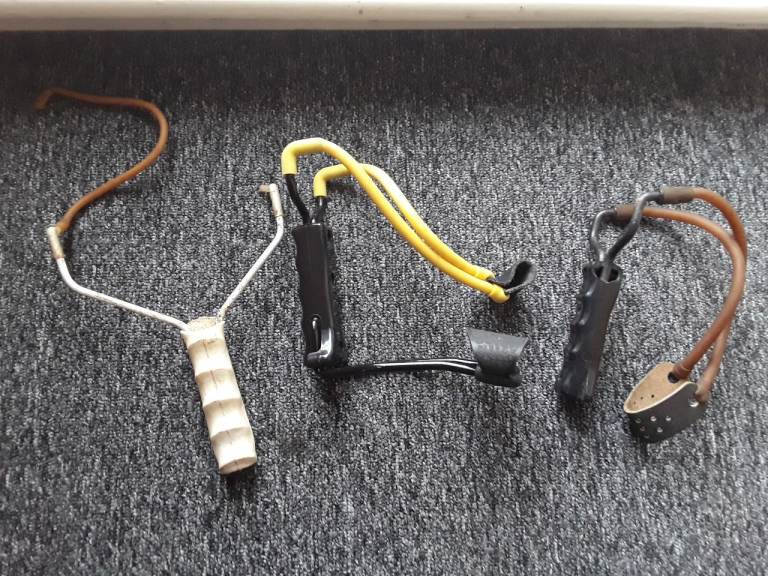 Fishing bait pult, 2 rat pults