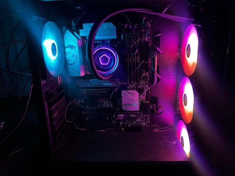 I9 14900K 32GB RAM 1TB 360mm AIO COOLED Gaming PC used - NO GPU