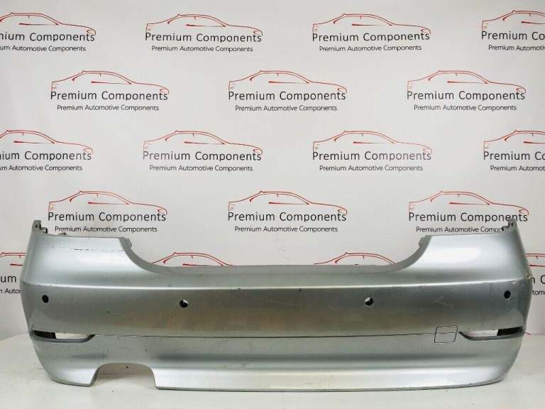 BMW 5 SERIES E60 SE FACELIFT GENUINE SILVER REAR BUMPER 2003-2007 [PC102]